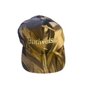 Vintage Budweiser Camo Hat